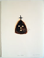 Legba Laughed (monoprint)